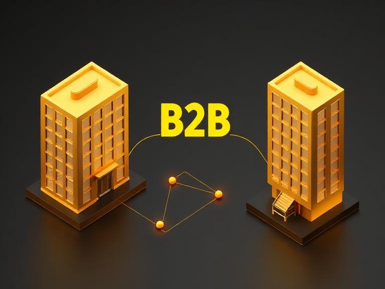 B2B Marketing illustration